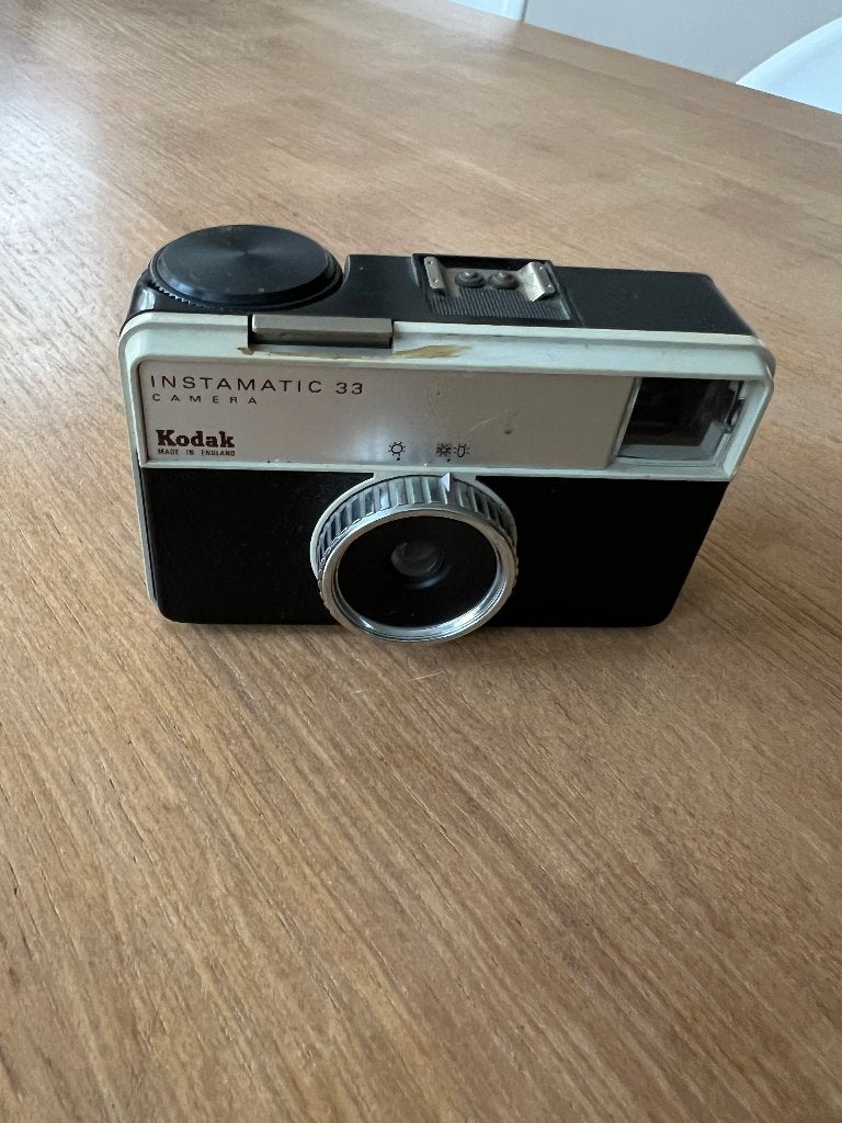 camera Kodak Instamatic 33 analoog, Ophalen of Verzenden, Gebruikt, Compact, Kodak