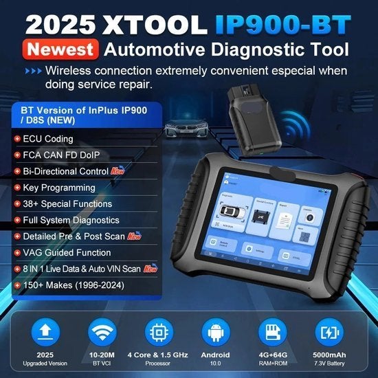 Bluetooth Auto Diagnosetool – OBD2 Scanner, Corvance B.V., Verzenden, Nieuw, Corvancebol@gmail.com
