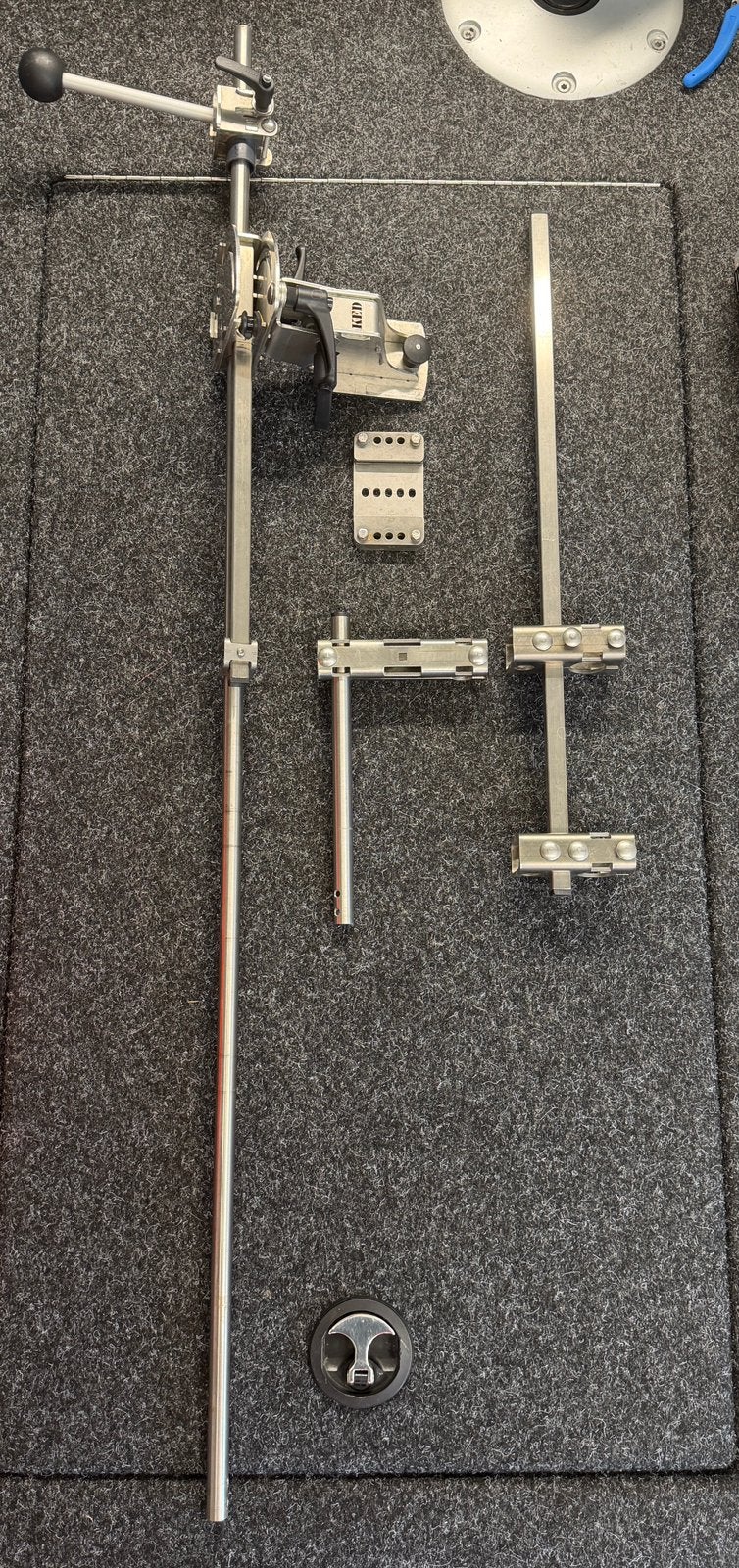 KED transducer Livescope steun met montage plaat + mega360, Watersport en Boten, Ophalen of Verzenden, Zo goed als nieuw, Overige typen