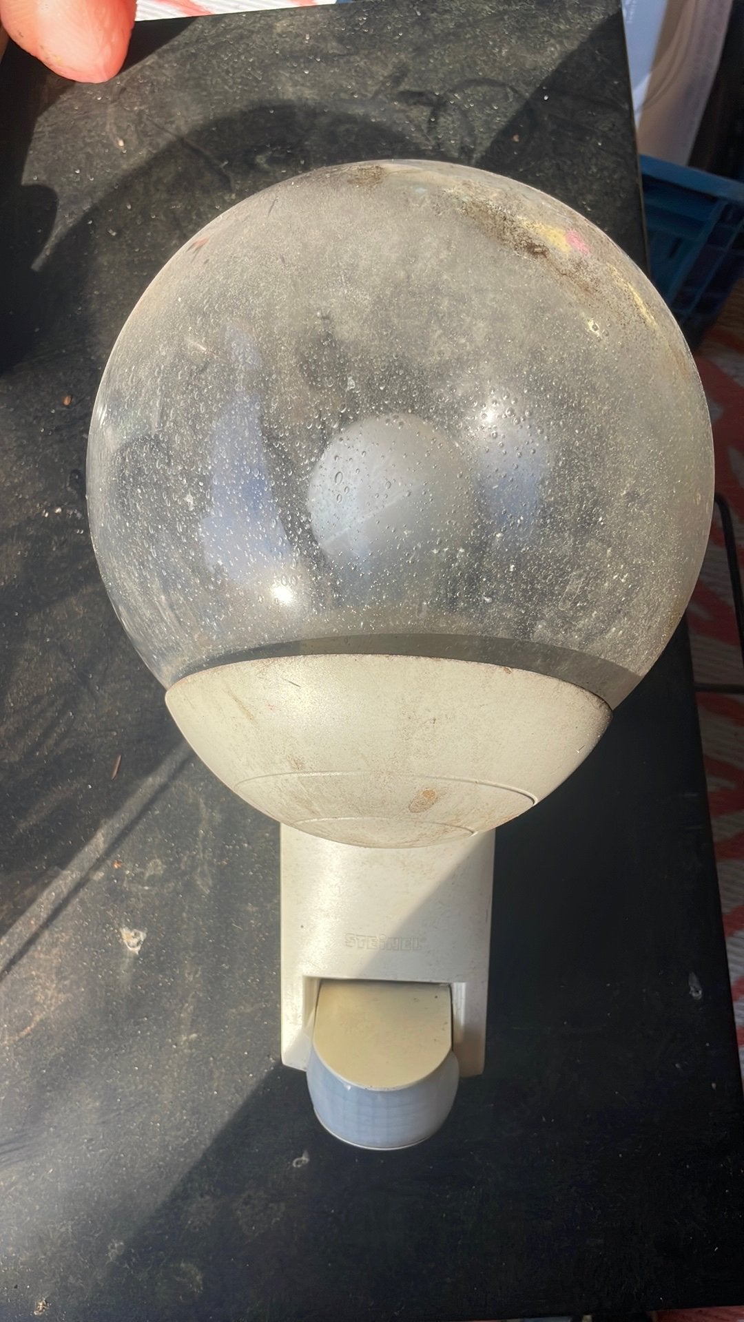 Lamp met sensor ( buiten), Tuin en Terras, Ophalen, Gebruikt, Minder dan 50 watt, Wandlamp