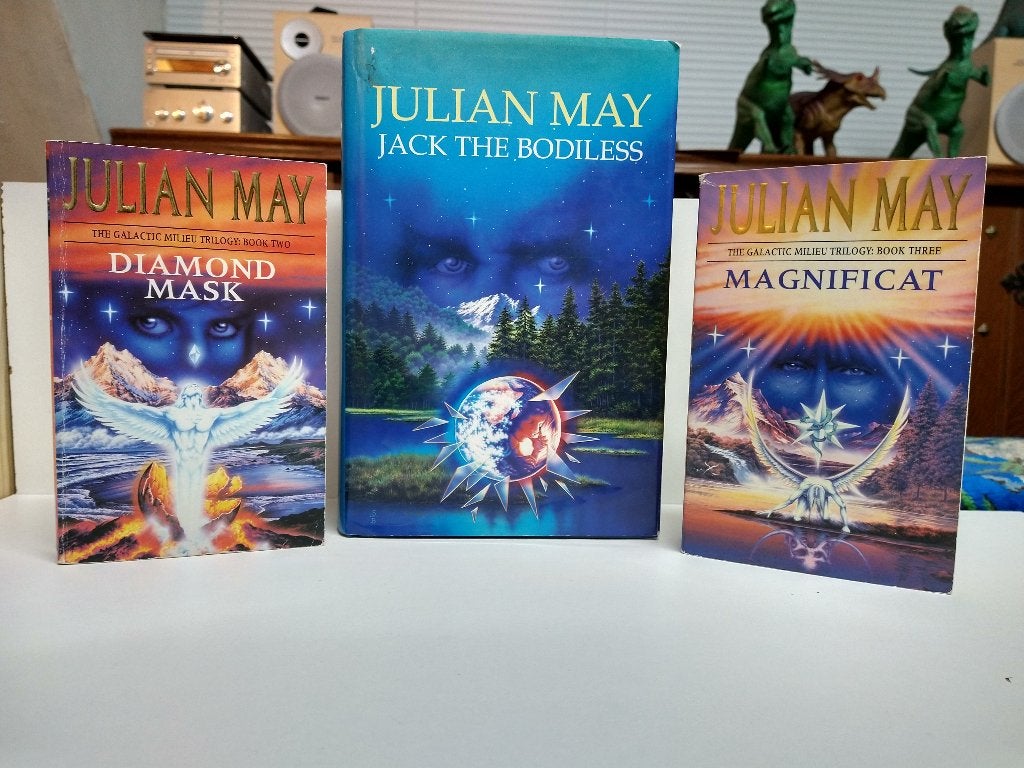 JULIAN MAY - GALACTIC MILIEU TRIO (3x english books wv 1xHC), Verzenden, Zo goed als nieuw, JULIAN MAY
