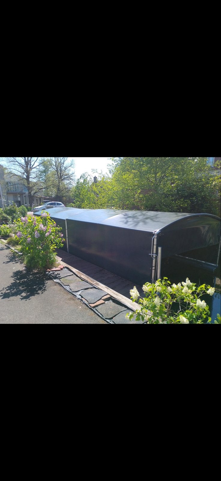 Foto 3 van Drijvende Bootoverkapping - 6m x 3m x 1.5m , Schuifbaar