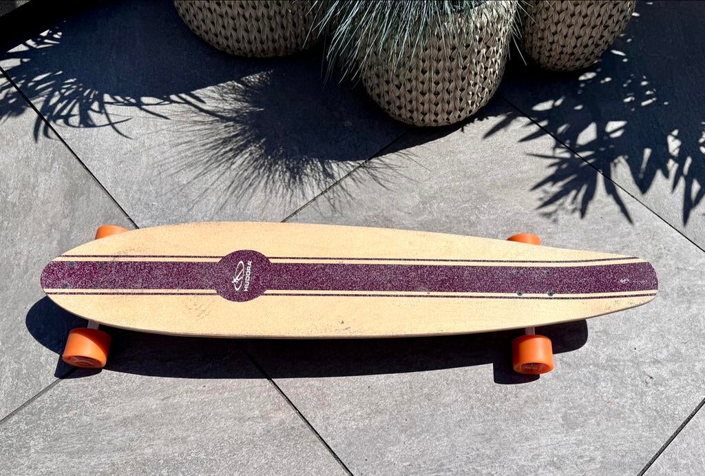 Hudora Longboard - Zo goed als nieuw, Sport en Fitness, Skateboarden, Ophalen, Zo goed als nieuw, Skateboard, Longboard