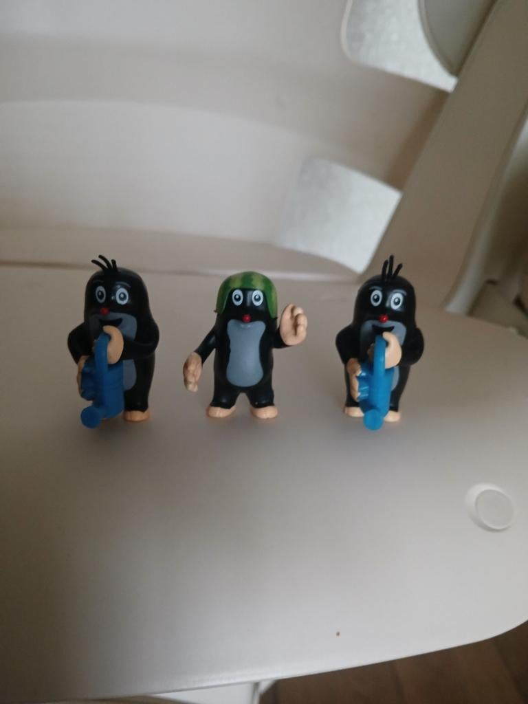 Molletjes Krtek 3stk 2x met Gieter, Ophalen of Verzenden, Zo goed als nieuw