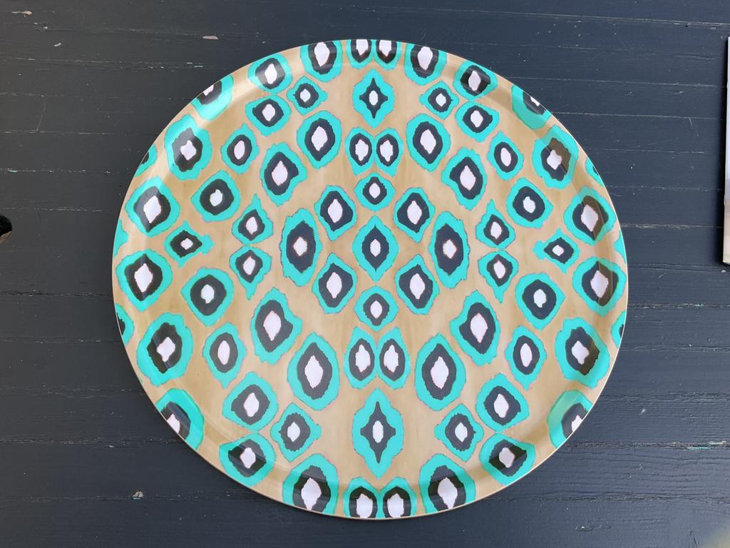 Mariska meijers dienblad 45 cm ikat, Ophalen of Verzenden, Nieuw, Rond