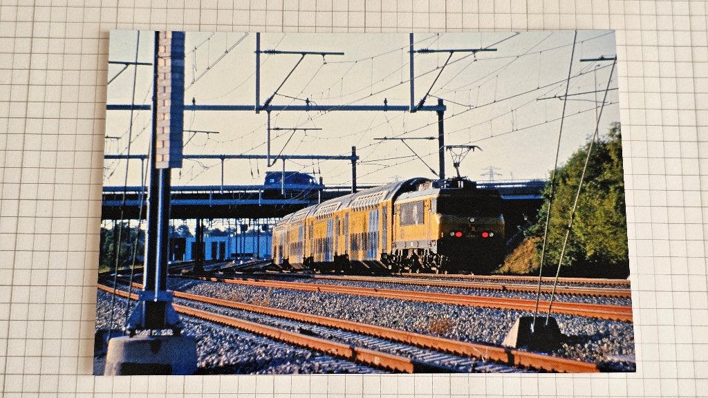 Foto TREIN NS Nederlandse Spoorwegen DDM Dubbeldekker, Verzenden, Gebruikt, Trein, Overige typen