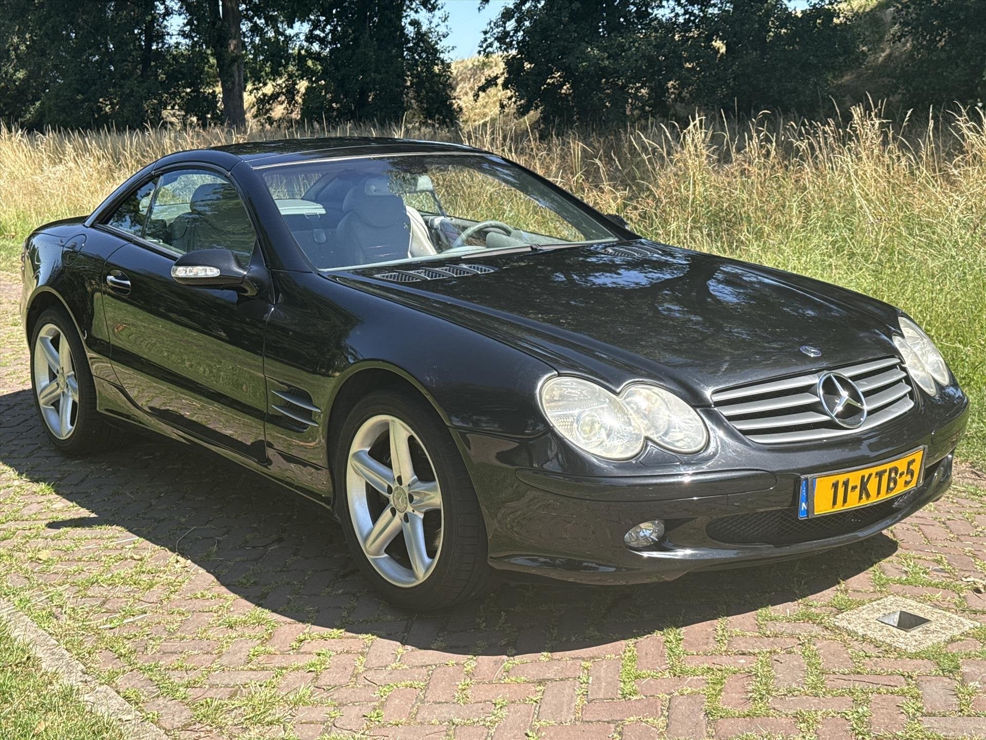 Mercedes SL 500 Nu 9999 puntjes op de i zetten rijdt zeer go, Auto's, Mercedes-Benz, Automaat, Gebruikt, 8 cilinders, Cabriolet