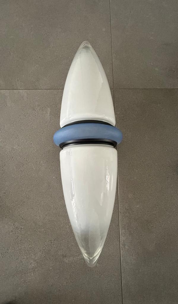 Vistosi Murano design glazen wandlampen XXL 90 cm lang!, Ophalen, Zo goed als nieuw