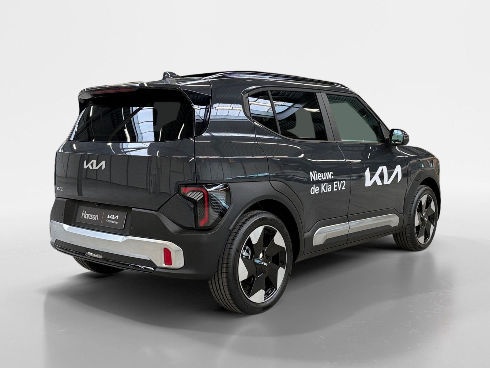 Kia EV2 Plus Advanced 42.2 kWh I Pano I Elek. Stoelen I Harm, Auto's, Stof, Gebruikt, 750 kg, 1545 kg