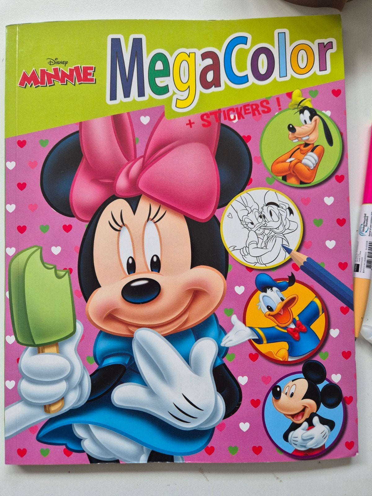 Disney Minnie MegaColor Kleurboek + Stickers, Boeken, Ophalen of Verzenden, Nieuw, 3 tot 4 jaar