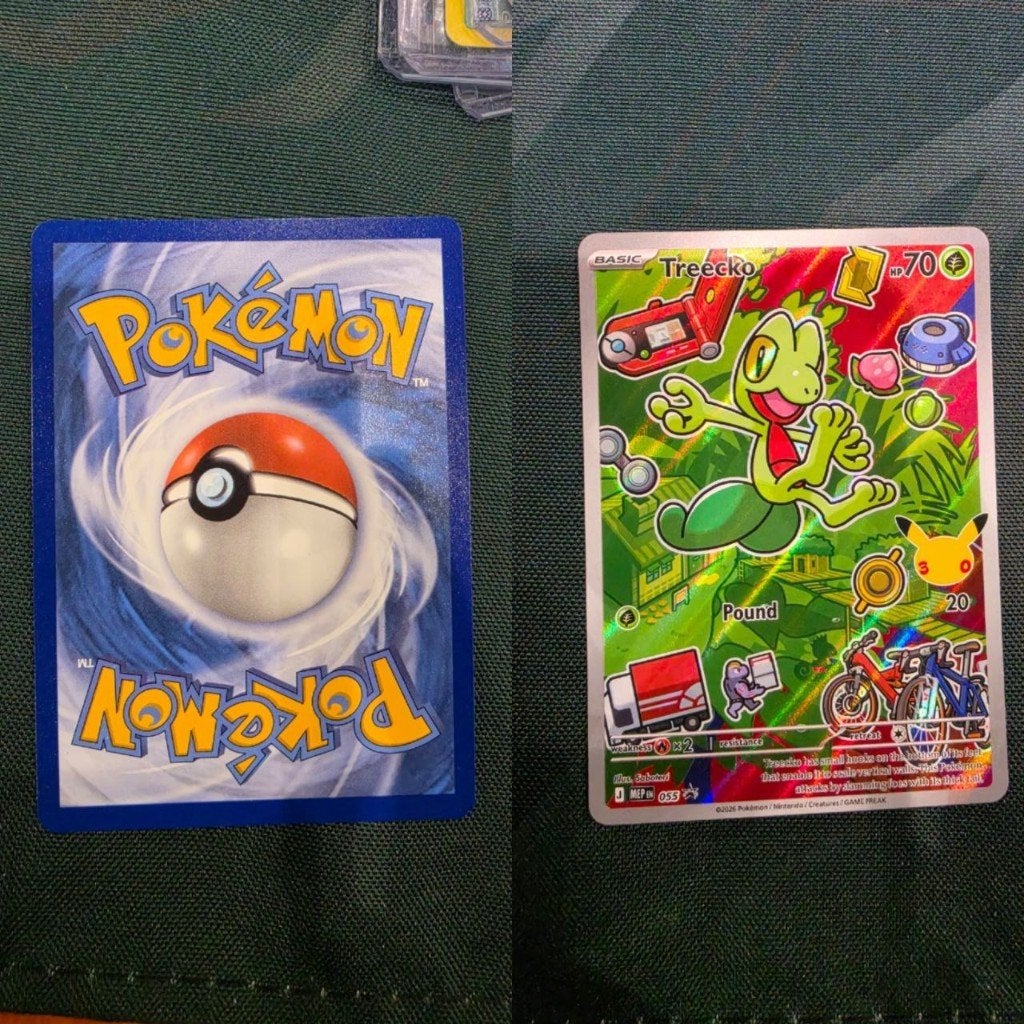 Treecko (MEP 055), Ophalen of Verzenden, Zo goed als nieuw, Losse kaart, Foil