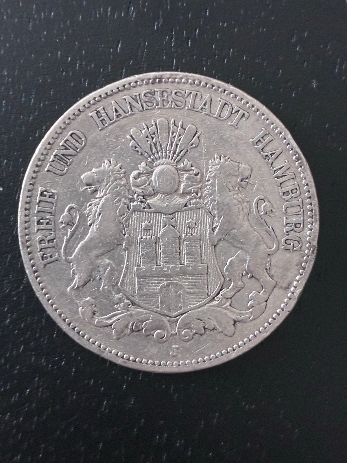 Zeldzame Duitse 5 Mark munt, Hamburg 1876, Ophalen of Verzenden, Duitsland, Losse munt, Goud