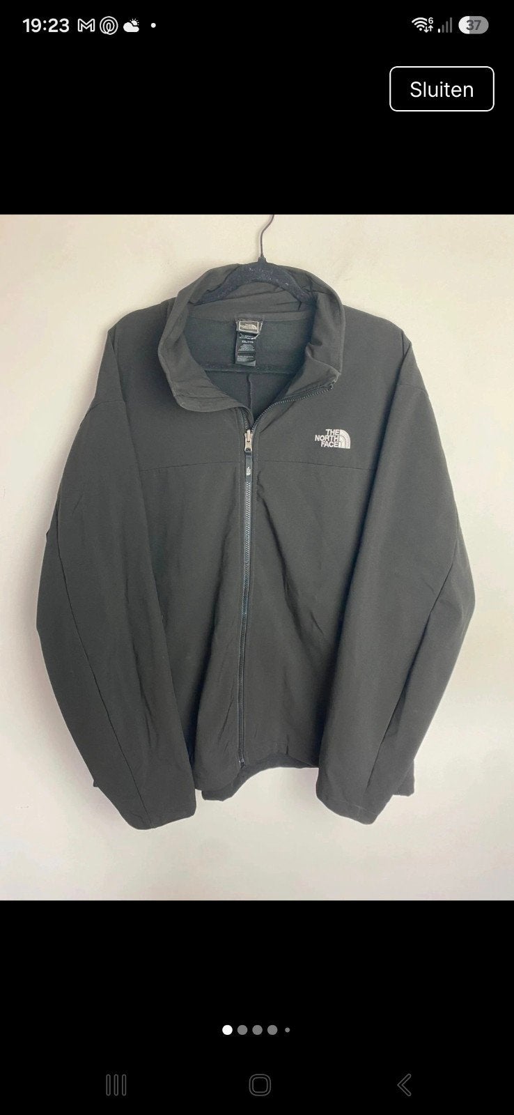 The North Face Softshell Jas Zwart XXL, Kleding | Heren, Zwart, Overige maten, Ophalen of Verzenden, Gedragen