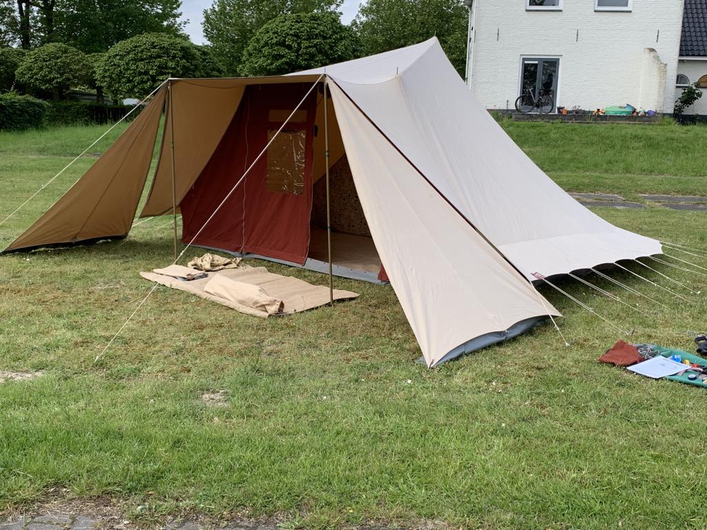 tenten, Caravans en Kamperen, Tenten, tot en met 4, Gebruikt, Ophalen