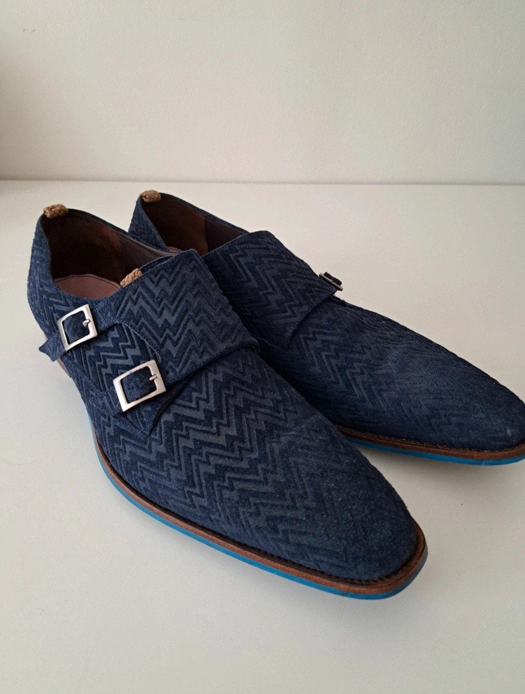 Floris van Bommel suède veterschoenen Premium maat 13 ZGAN, Floris van Bommel, Zo goed als nieuw, Veterschoenen, Verzenden