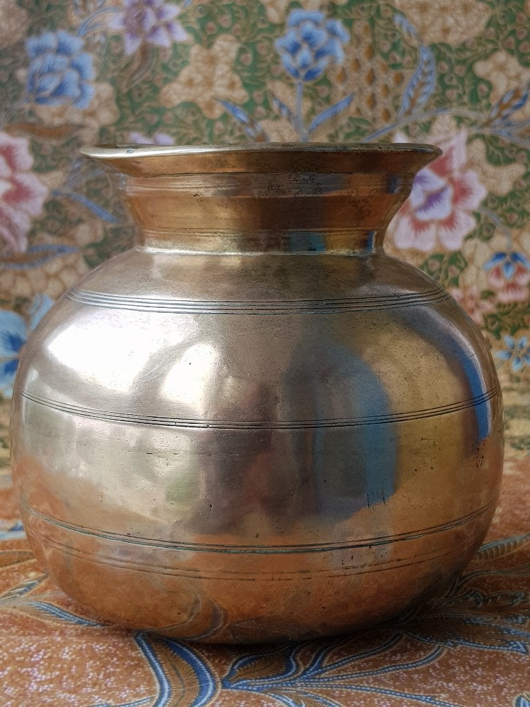 Mooie antieke Oosterse kookpot van brons 14,3 cm. 18de eeuw., Ophalen of Verzenden, Handgemaakt, Brons