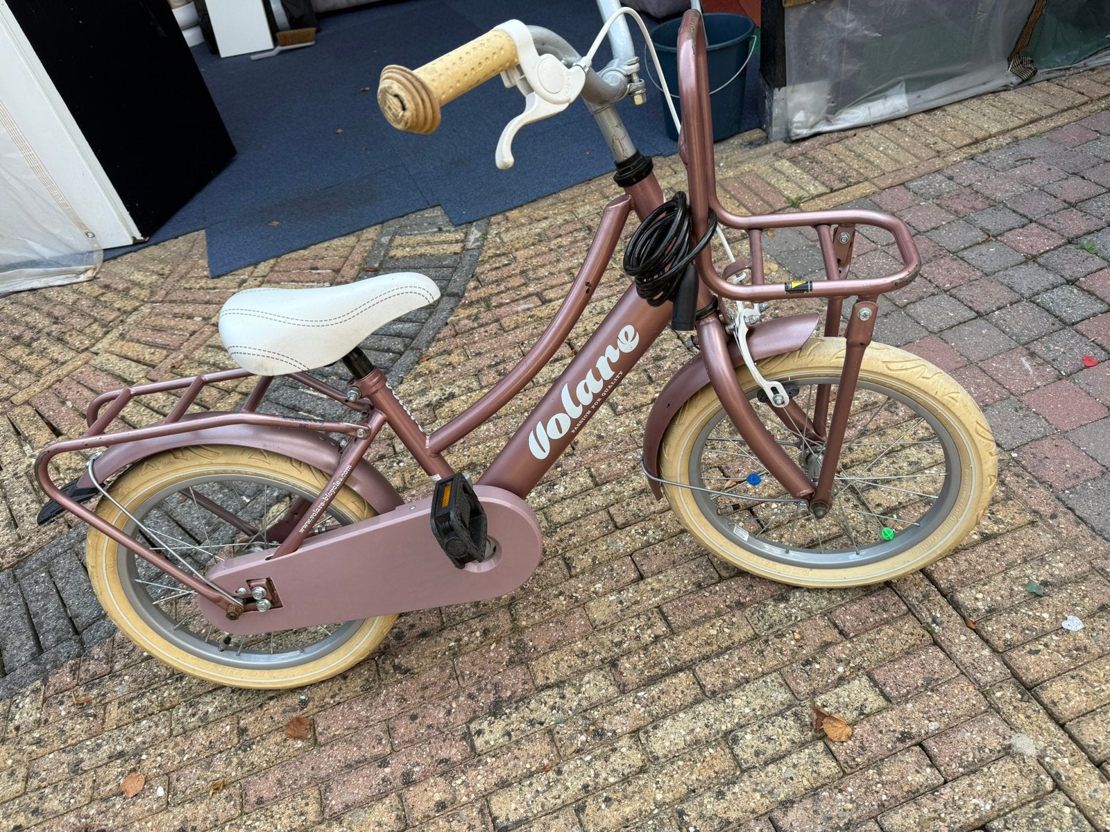 Meisje fiets, Ophalen, Terugtraprem, Zijwieltjes, 16 tot 20 inch
