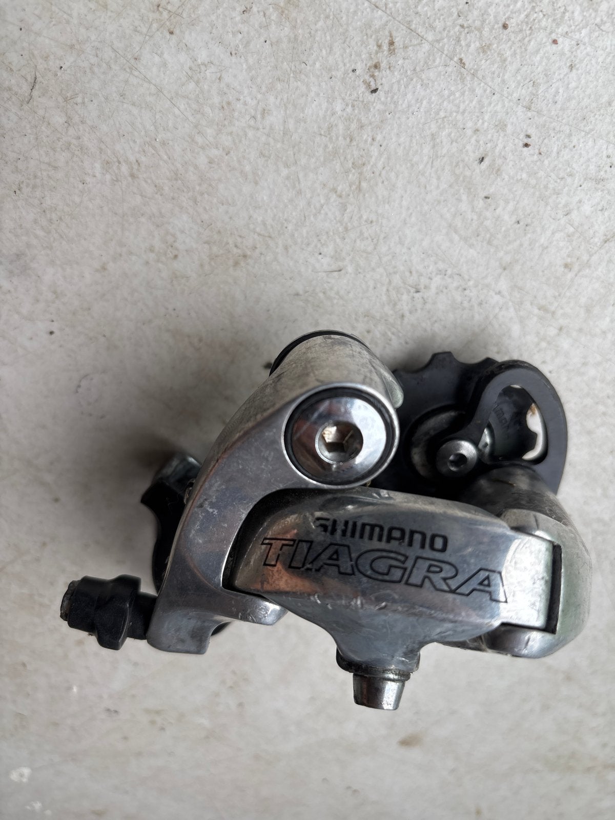 Shimano Tiagra Derailleur - Gebruikt, Gebruikt, Ophalen of Verzenden, Derailleur of Ketting, Aluminium