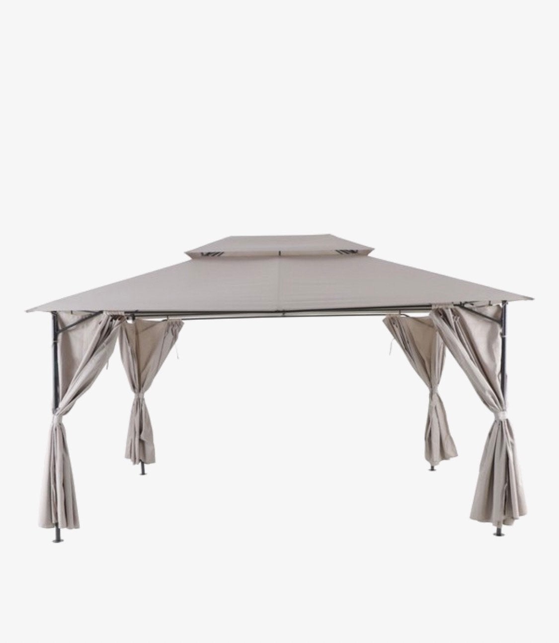 Ruime Paviljoen met Gordijnen - Ideaal voor Tuinfeesten, Ophalen, Gebruikt, Minder dan 4 meter, Paviljoen