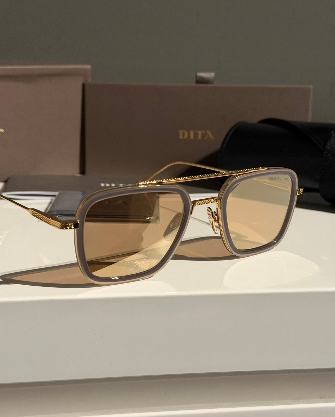 Dita Flight 006 zonnebril, Verzenden, Nieuw, Zwart, Overige merken