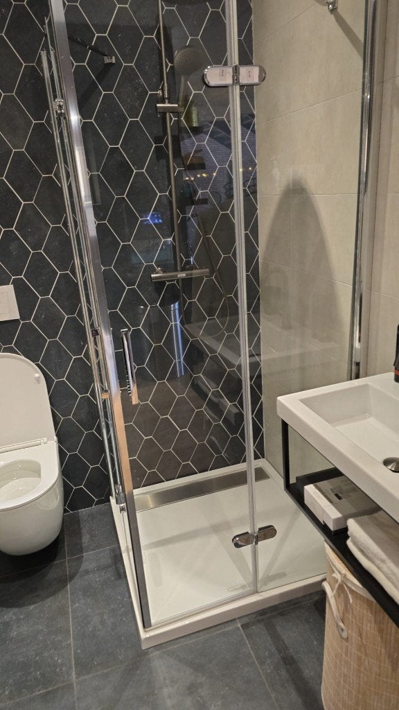Nieuwe Showroom Douchehoek/ deur ongebruikt, Ophalen, Nieuw, Chroom, Douche