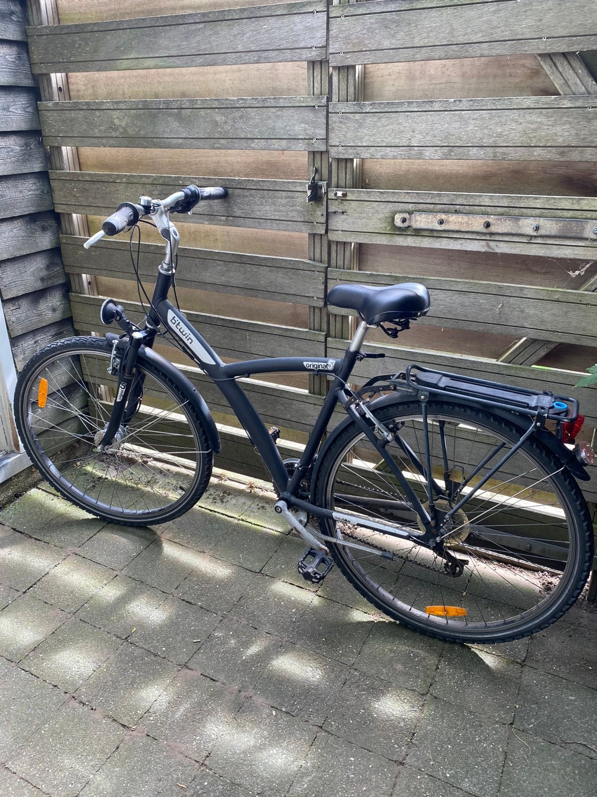 B’twin fiets “orginal 5 daily bike”, Gebruikt, Velgrem, Versnellingen, Ophalen