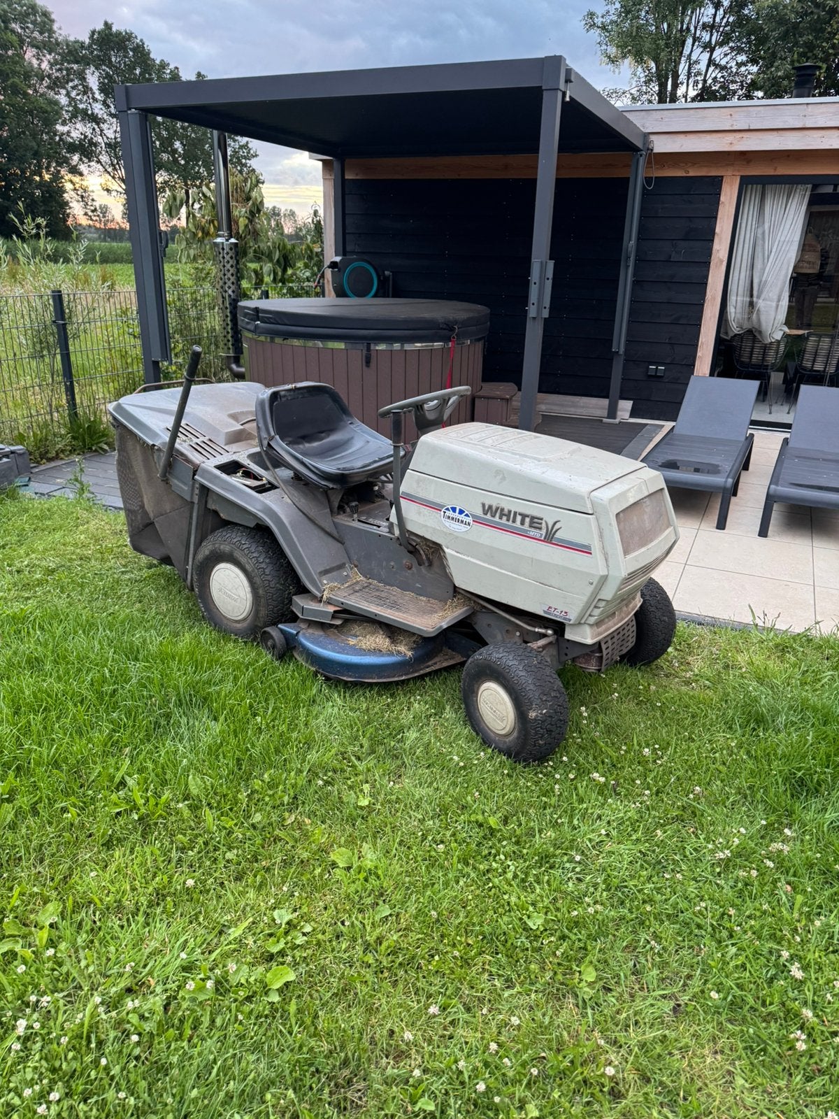 White MTD ET-13 zitmaaier – compleet – voor onderdelen, Ophalen, Gebruikt, Versnellingen, 90 tot 120 cm