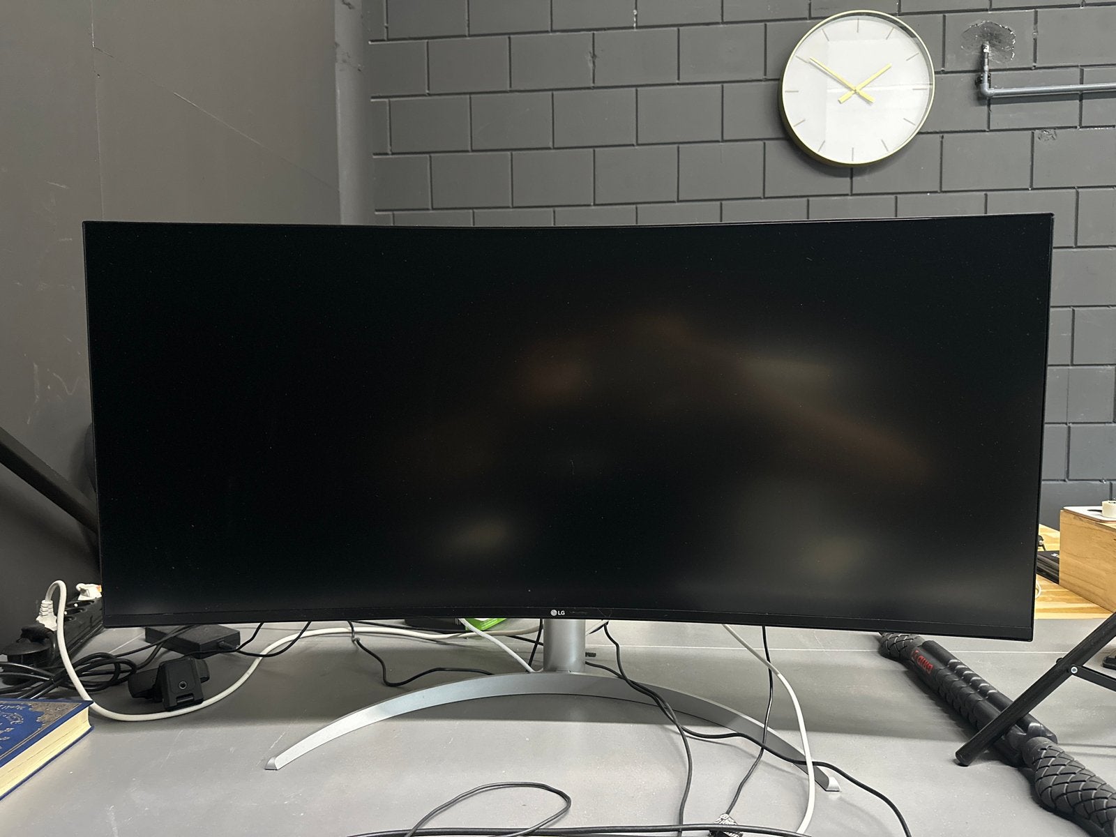 LG Ultrawide Curved Monitor - Zo goed als nieuw, HDMI, IPS, Curved, Zo goed als nieuw