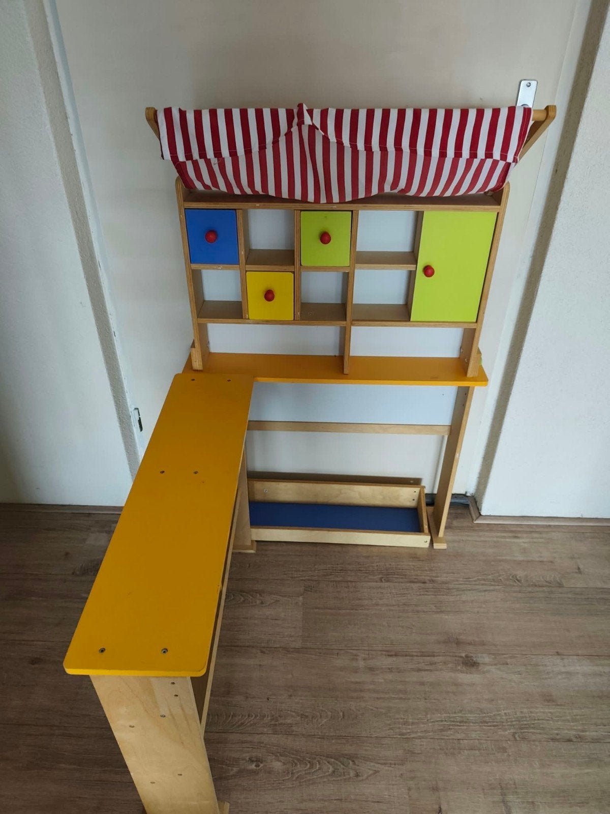 Houten Speelgoedwinkel / Marktkraam voor Kinderen, Ophalen, Gebruikt, Jongen of Meisje