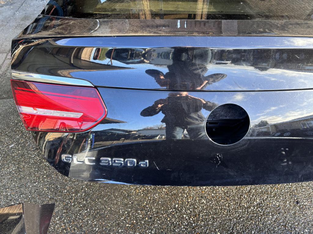 Achterklep met achterbumper W253 GLC coupe zwart, Niet ingevuld, Gebruikt, Achterklep, Mercedes-Benz