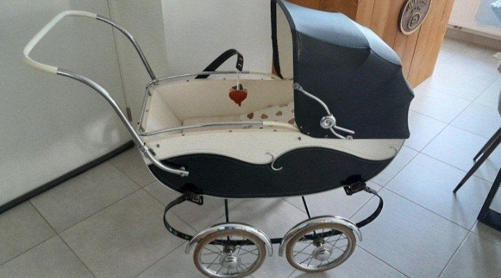 Vintage babywagen, Ophalen, Gebruikt, Kinderwagen, Overige merken