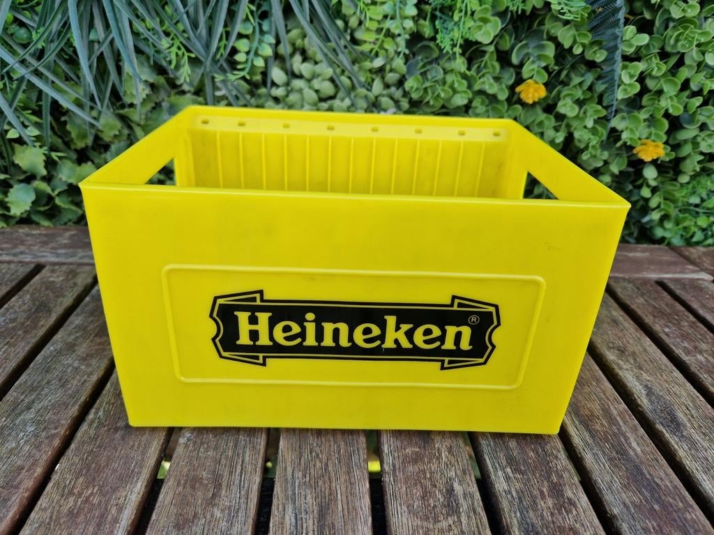 mooi heineken kratje cd rek vintage, Ophalen, Gebruikt