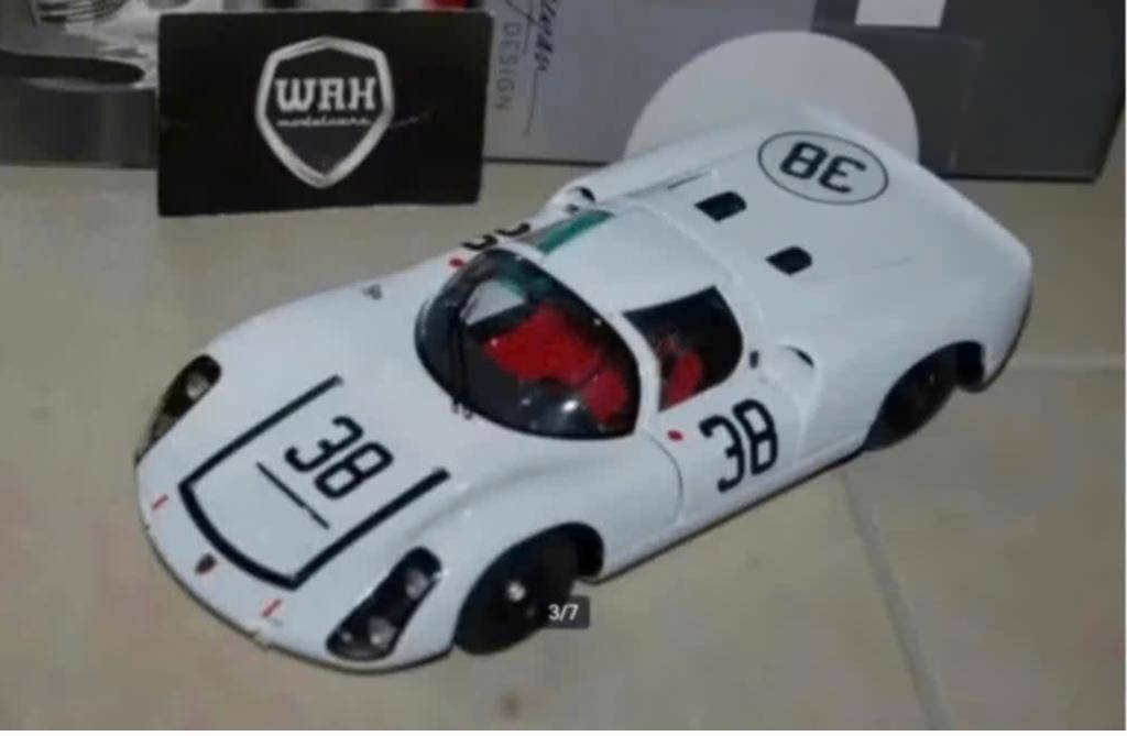 1:18 PORSCHE WERKS 910 - 6 LEMANS #38 EXOTO in doos WRH, Verzenden, Zo goed als nieuw, Auto, Overige merken