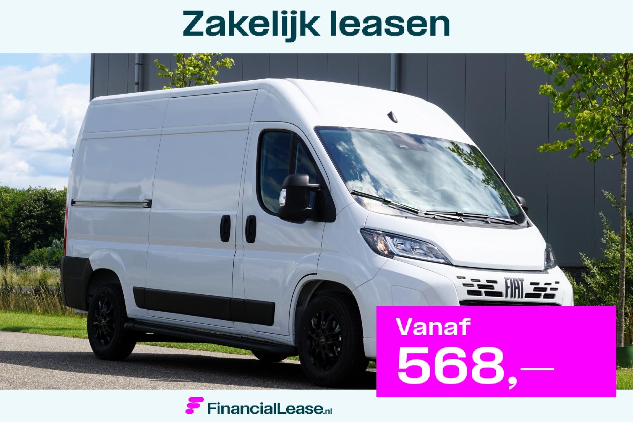 Fiat Ducato 2.2 MultiJet 140 L2H2 3.5t Automaat |Betimmering, Stof, Gebruikt, 3000 kg, Wit