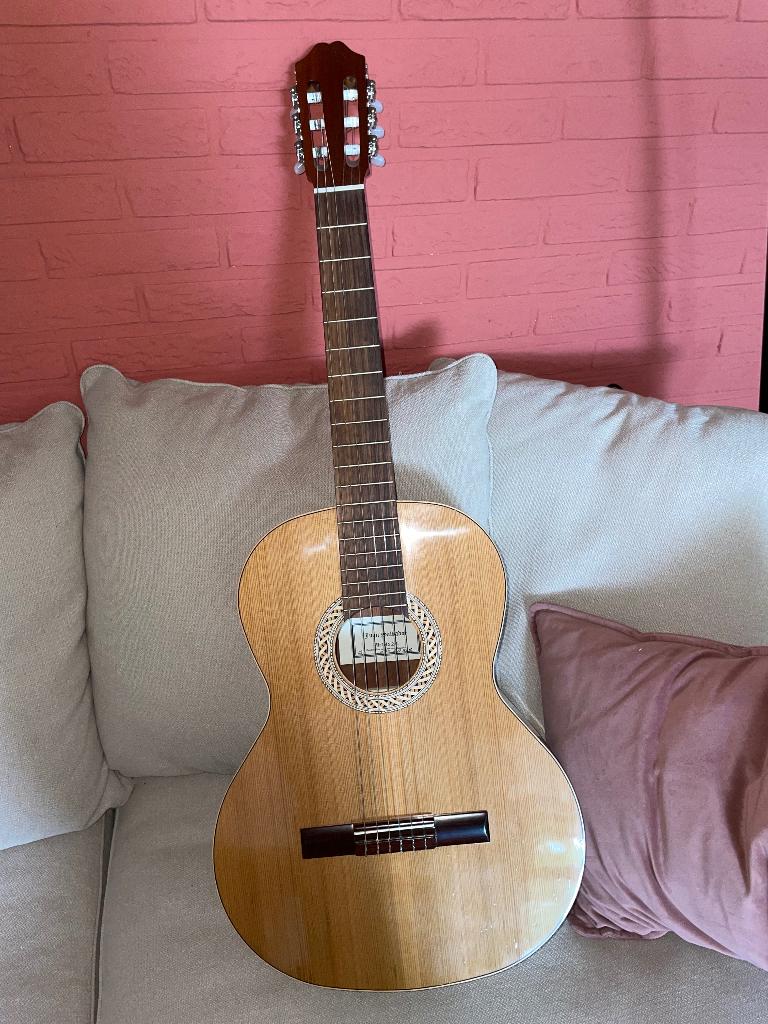 Akoestische gitaar Juan Salvador Modelo 2C, Muziek en Instrumenten, Snaarinstrumenten | Gitaren | Akoestisch, Ophalen, Zo goed als nieuw