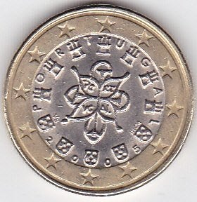 1 euro 2005 Portugal, Ophalen of Verzenden, Portugal, 1 euro, Losse munt