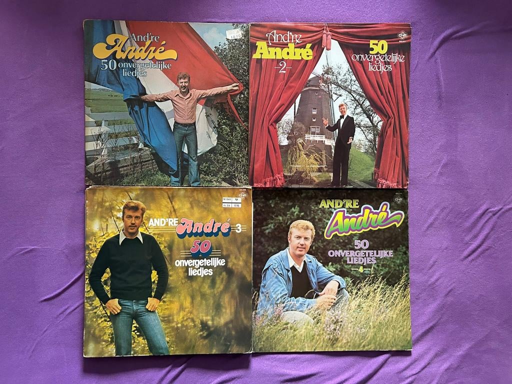 12 LP's André van Duin (ook per stuk te koop), Gebruikt, 1980 - 1989, Ophalen of Verzenden, Levenslied of Smartlap