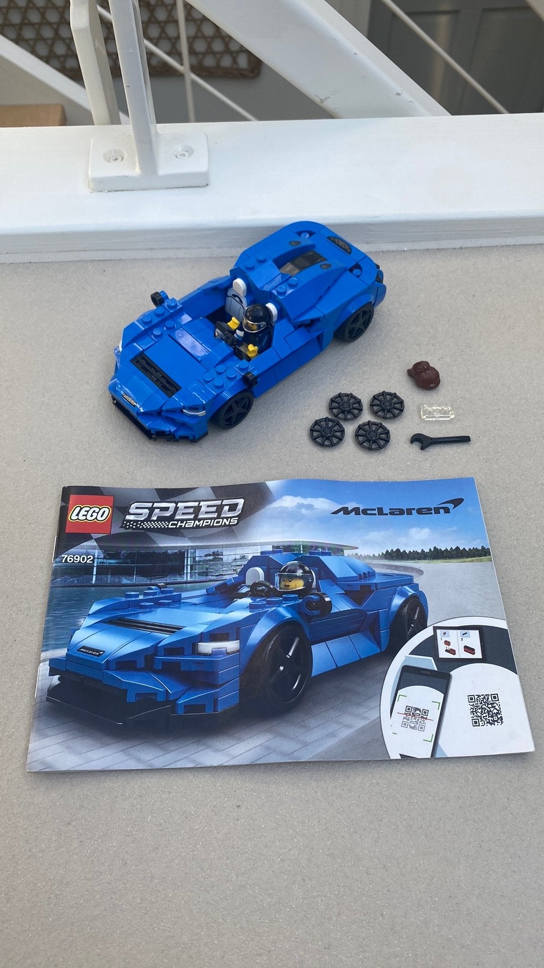 Lego 76902 Speed Champions McLaren + Doos, Ophalen of Verzenden, Zo goed als nieuw