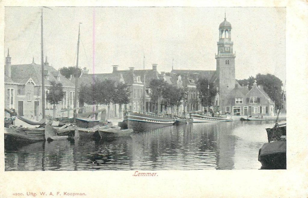702-089-037 Lemmer, Verzamelen, Ansichtkaarten | Nederland, Friesland, Voor 1920, Verzenden