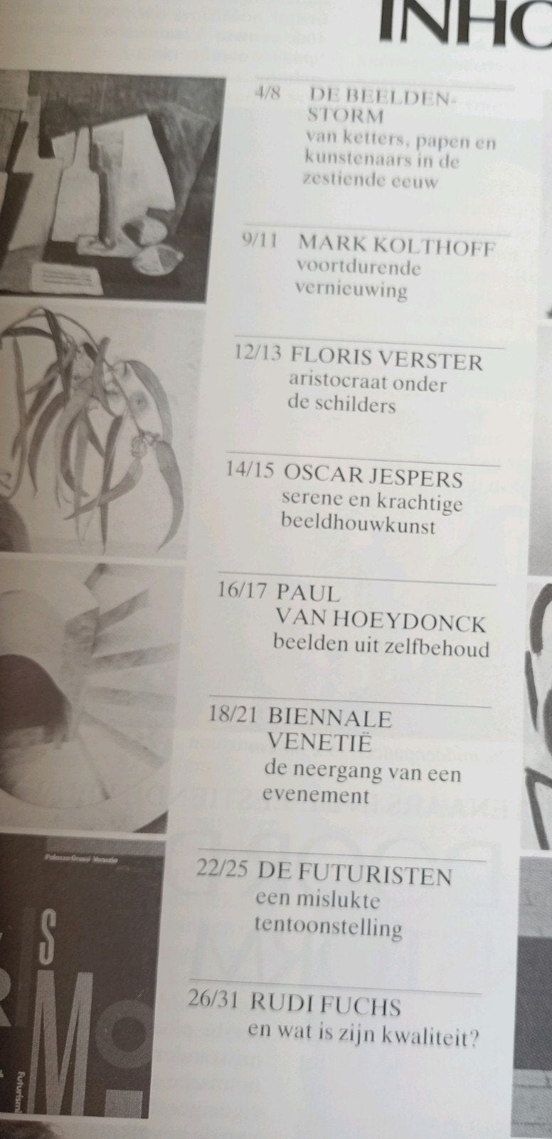Kunst Beeld Tijdschrift September 1986 - Redelijke Staat, Ophalen of Verzenden, Gelezen, Overige onderwerpen, Diverse auteurs