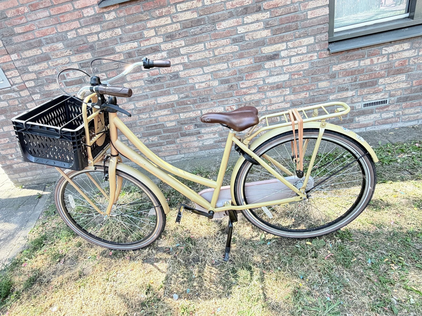 Altec fiets met voordrager en mand, Gebruikt, Velgrem, Versnellingen, 50 tot 53 cm