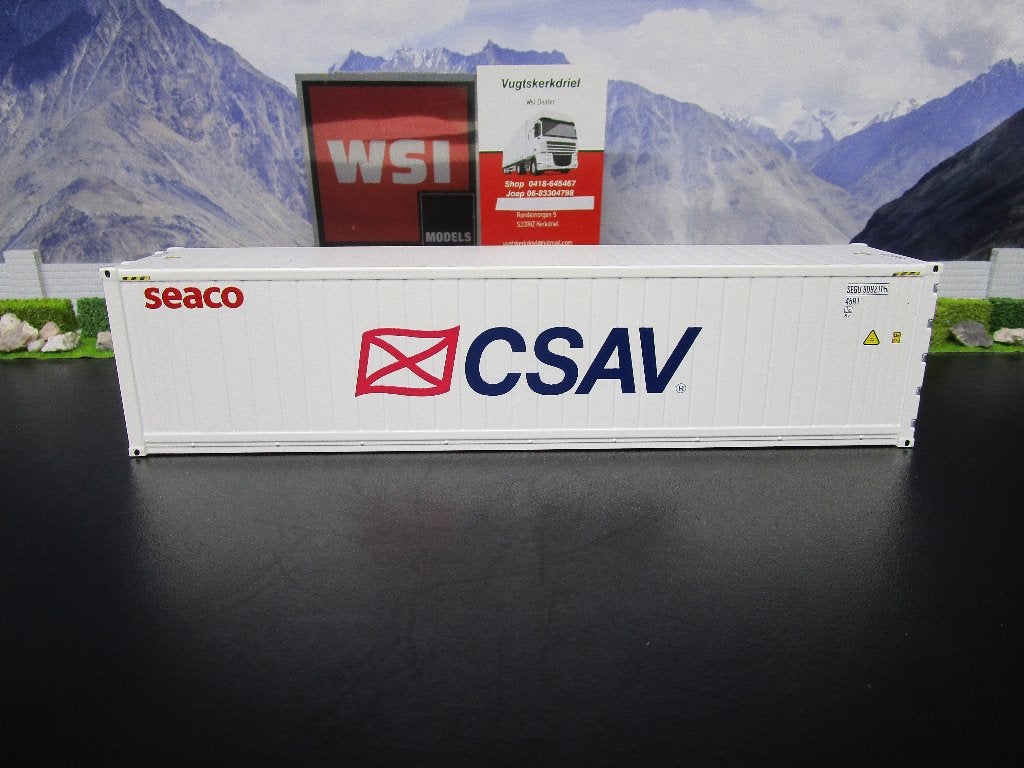 wsi 04-2197 premium line 40ft reefer container csav, Ophalen, Nieuw, Bus of Vrachtwagen, Wsi