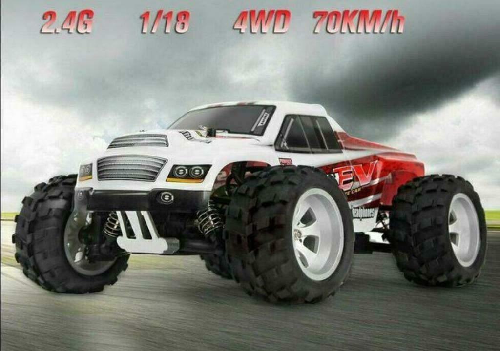 Radiografische 70km/h Snelle Race Truck Monster Truck Nieuw!, Elektro, Auto offroad, Nieuw, Ophalen of Verzenden