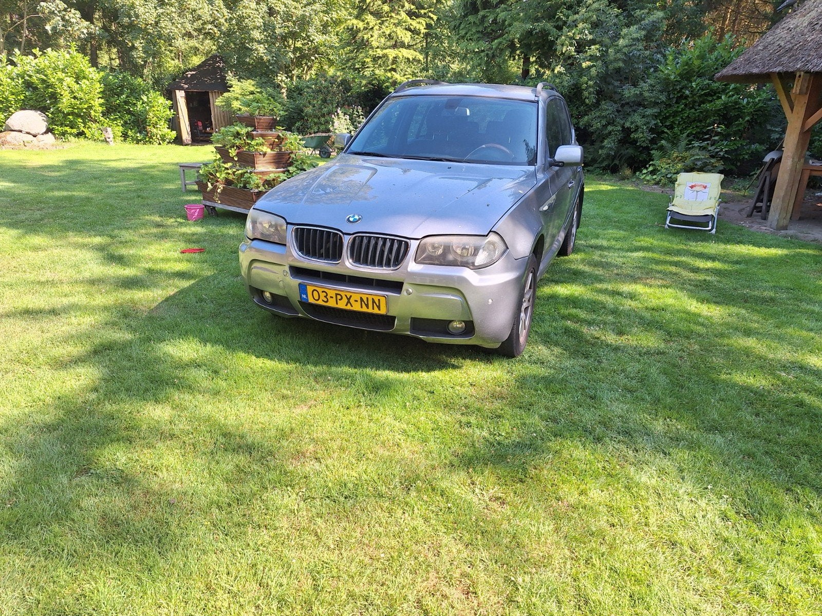 BMW X3 2.5 I AUT 2005 Grijs, Auto's, BMW, Automaat, 1800 kg, Origineel Nederlands, Vierwielaandrijving
