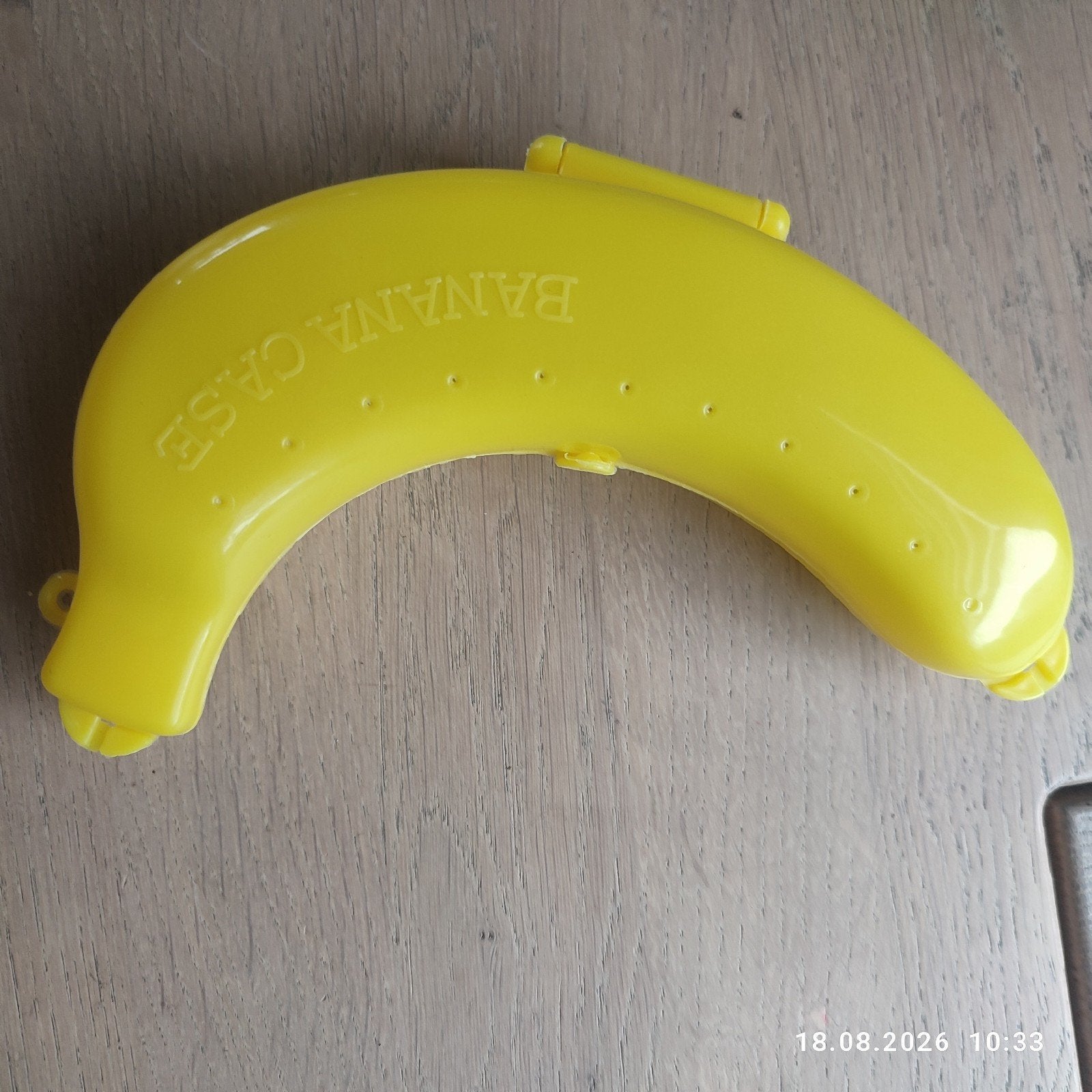 Bananendoosje Geel - Bescherm je banaan onderweg!, Overige typen, Nieuw, Ophalen of Verzenden, Kunststof