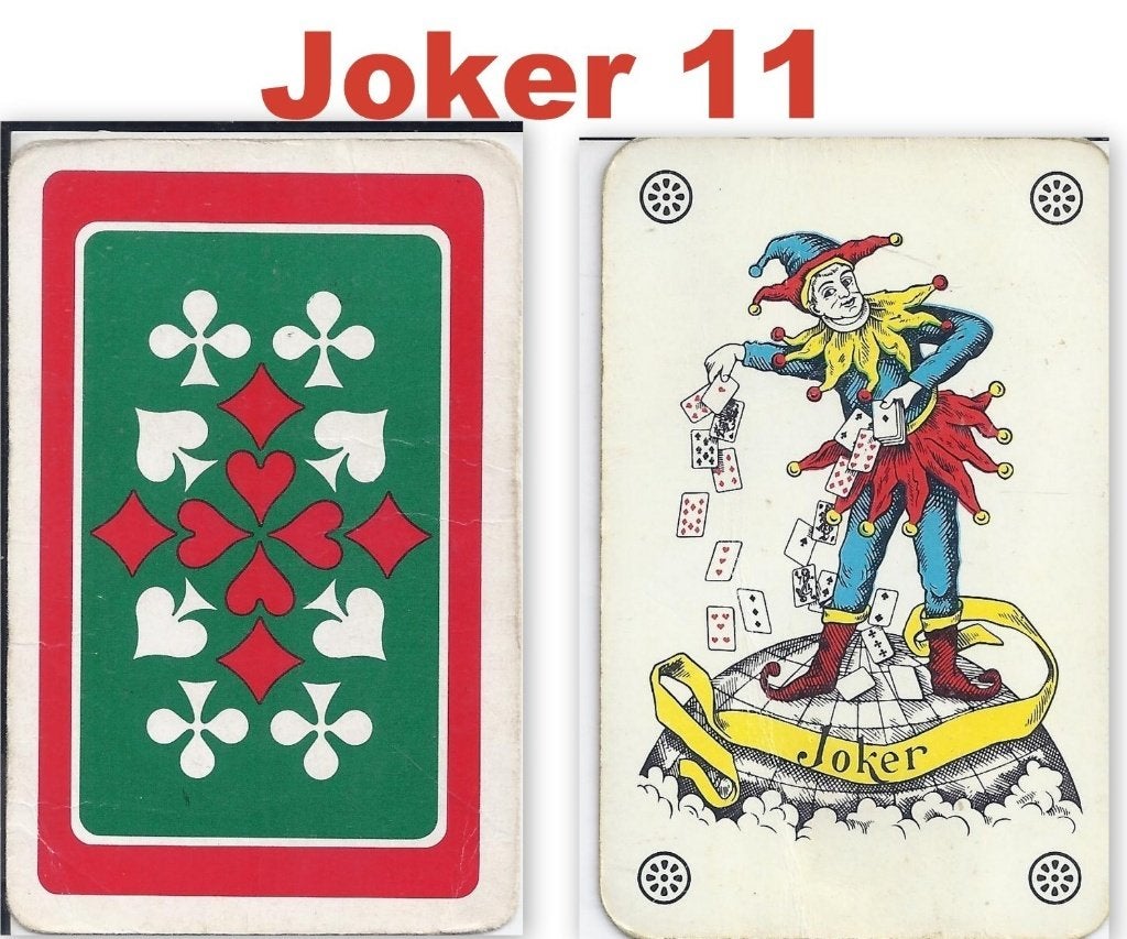 So joker 11: speelkaart joker, Ophalen of Verzenden, Zo goed als nieuw, Joker(s)