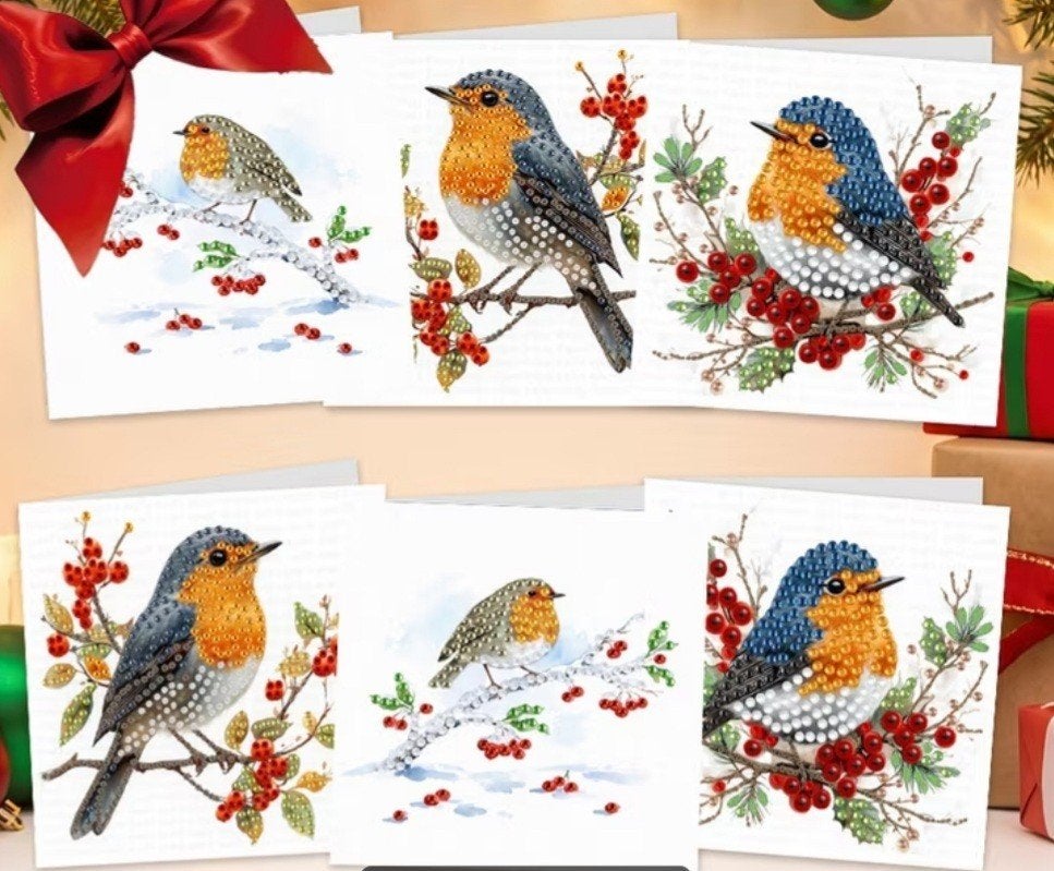 Diamond painting kerstkaarten, Ophalen of Verzenden, Nieuw, Kerst, Overige typen