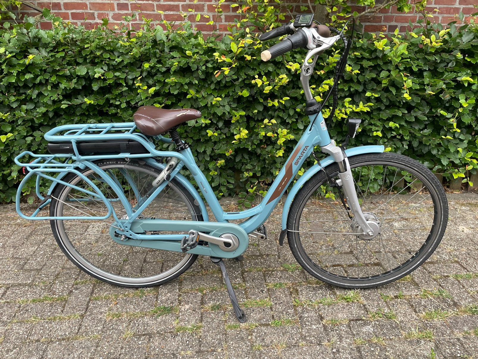 Sparta Amazone elektrische fiets goed onderhouden, Ophalen, 2 zitjes, Sparta, 47 tot 50 cm
