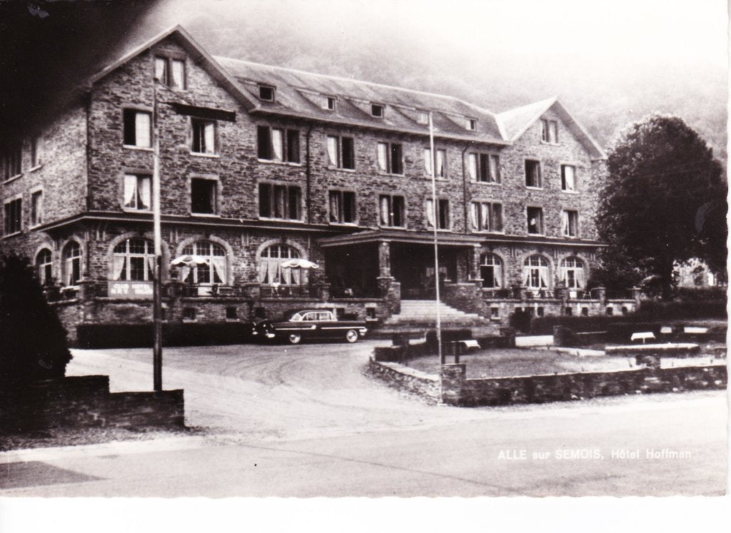 ALLE-SUR-SEMOIS,- Hotel,,Hoffman''  Auto.  30-07, Verzamelen, Ophalen of Verzenden, 1960 tot 1980, Ongelopen, België en Luxemburg