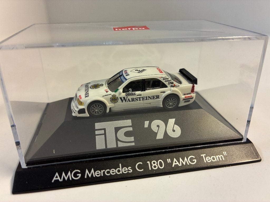 45977 AMG-Mercedes C180 #3 - Magnussen- ITC '96 - Herpa 1:87, Herpa@herpa.de, Auto, Leonrodstraße 46-47, 90599 Dietenhofen, Germany